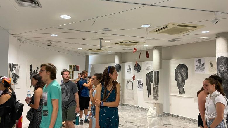 Students visited the American College of Greece and spoke with students about their educational experiences.