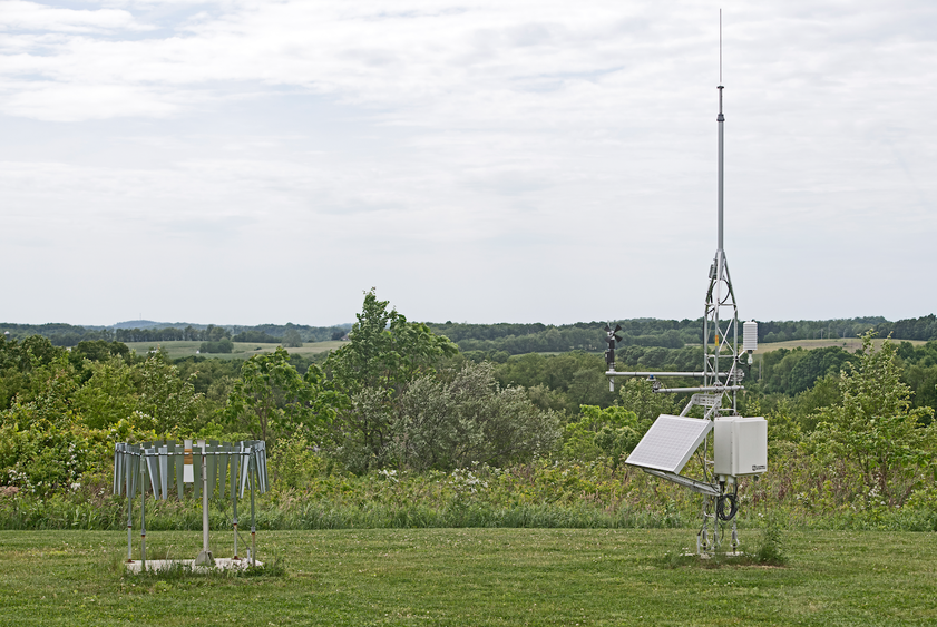 Penn State Fayette installs Pennsylvania Environmental Monitoring Network weather station