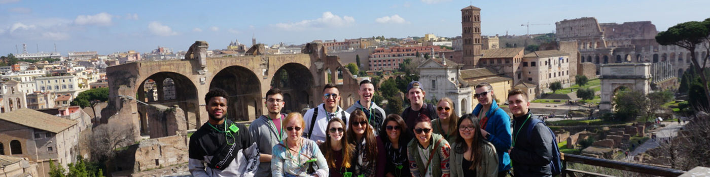 Fayette students in Rome.