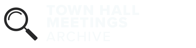 Town Hall Archive Meetings text