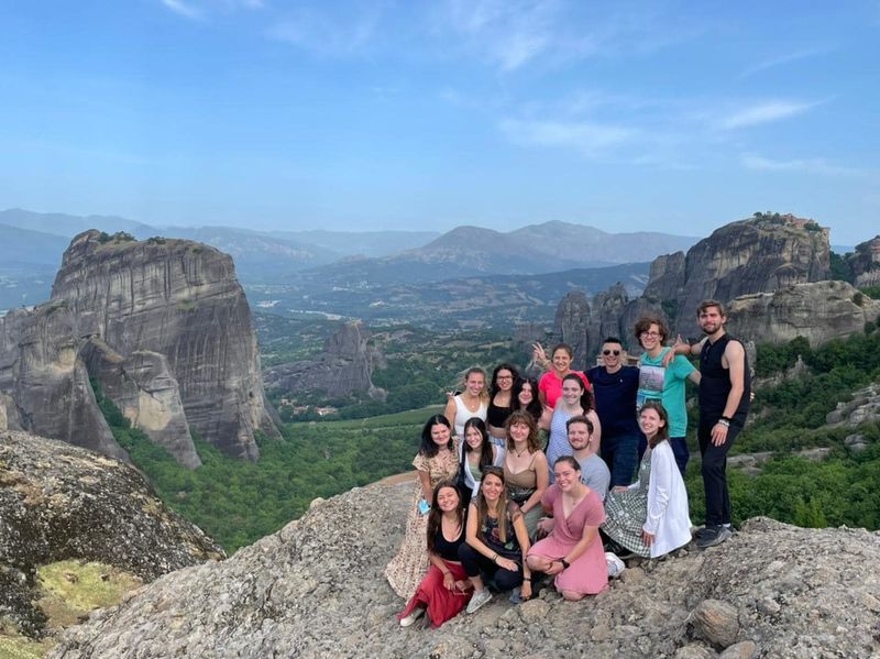 The group at Meteora.