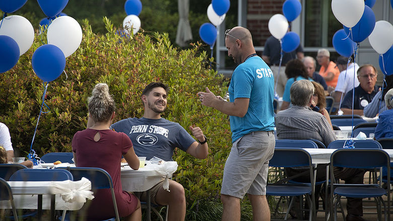 Penn State Fayette alumni enjoy a barbecue reunion