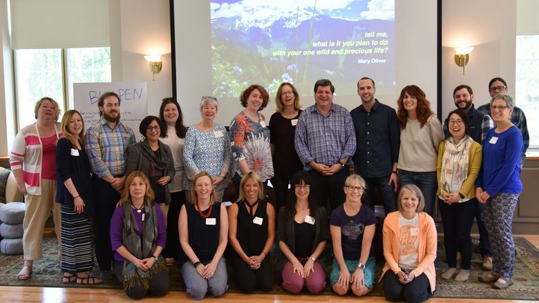 Educators from 7 Penn State campuses and the University of Virginia attend the 2019 Human Flourishing Summer Teaching Institute