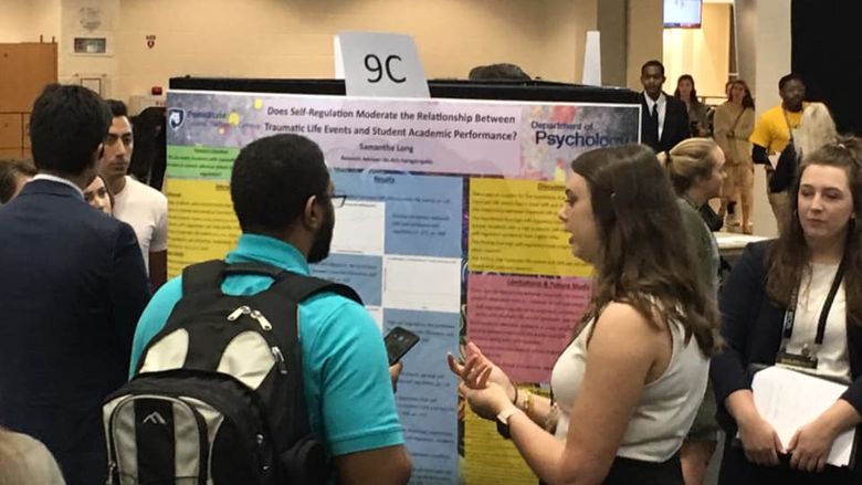 Samantha Long discusses her research on self-regulation and academic performance.