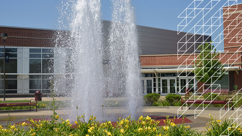 Fountain at the Community Center
