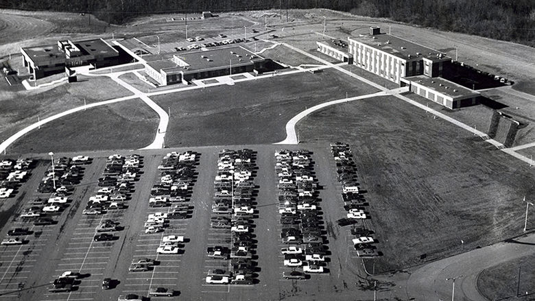 Aerial of Fayette Campus