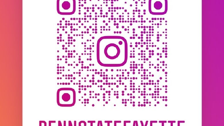 QR code for Fayette's Instagram.