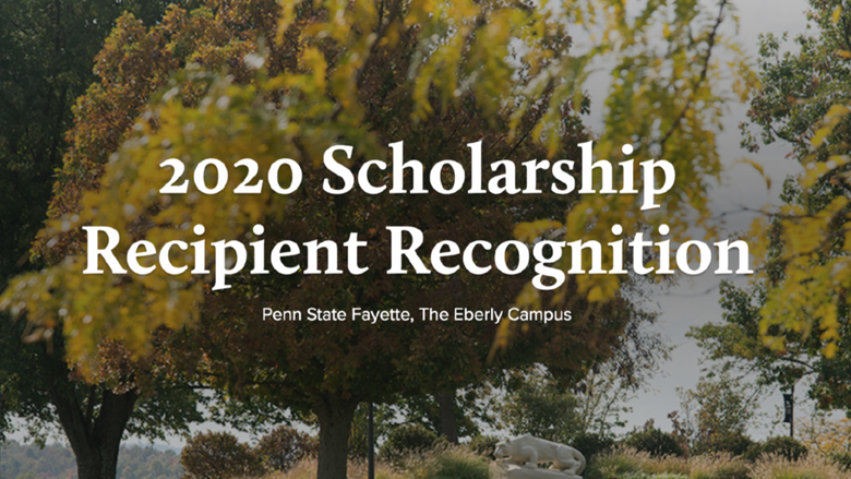 Virtual Scholarship Recipient Recognition