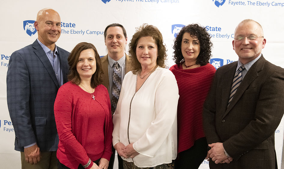 From left to right: Pennsylvania State Senator Pat Stefano, Pamela Pologruto, Nathaniel Bohna, Sherry Scully, Lori Omatick, and Charles Patrick