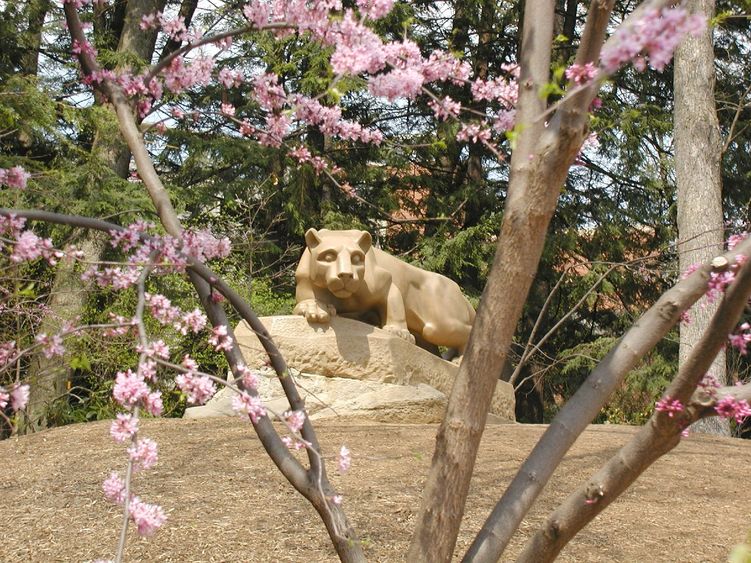 Nittany Lion Shrine Shrine statue on Penn State campus