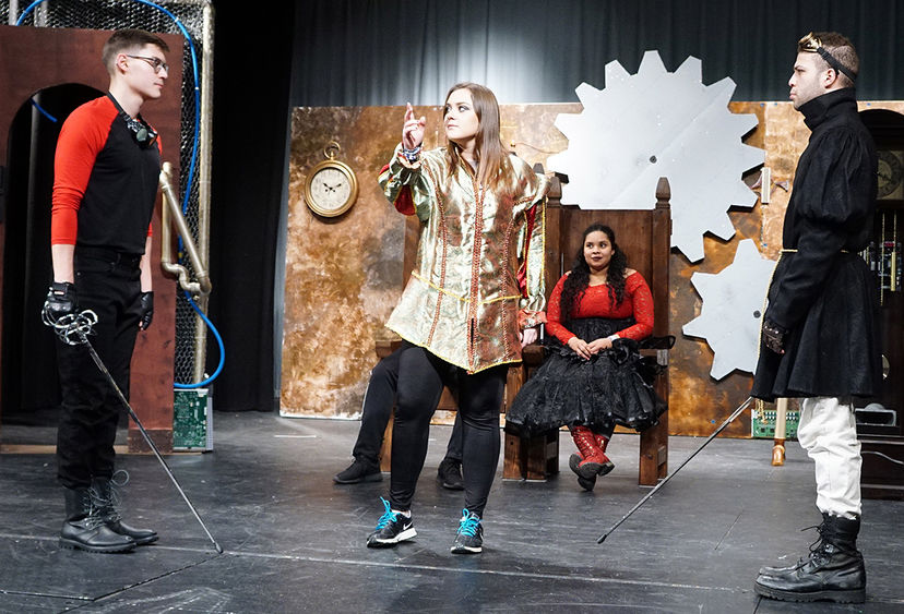 From left: Joe Onesi, Caitlyn Williams, MiAsia Kennedy, and Pedro Tavarez