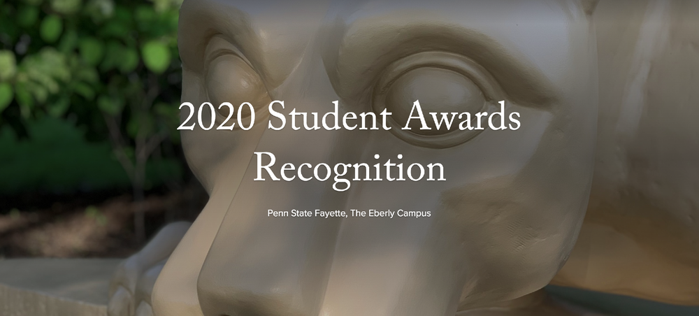 The 54th Annual Student Awards Recognition featured winners in an online gallery.