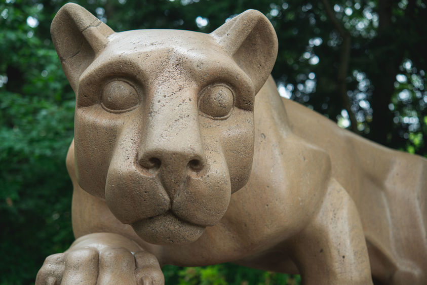 Lion Shrine Close-up