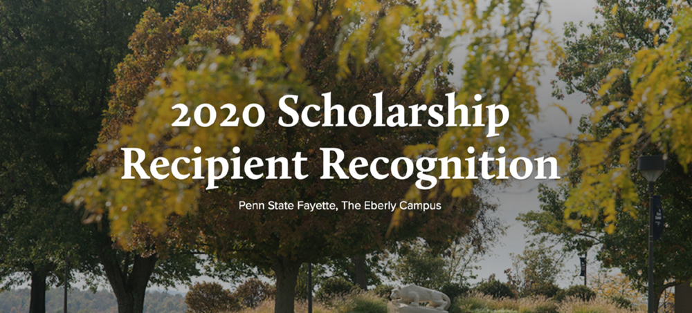 Virtual Scholarship Recipient Recognition